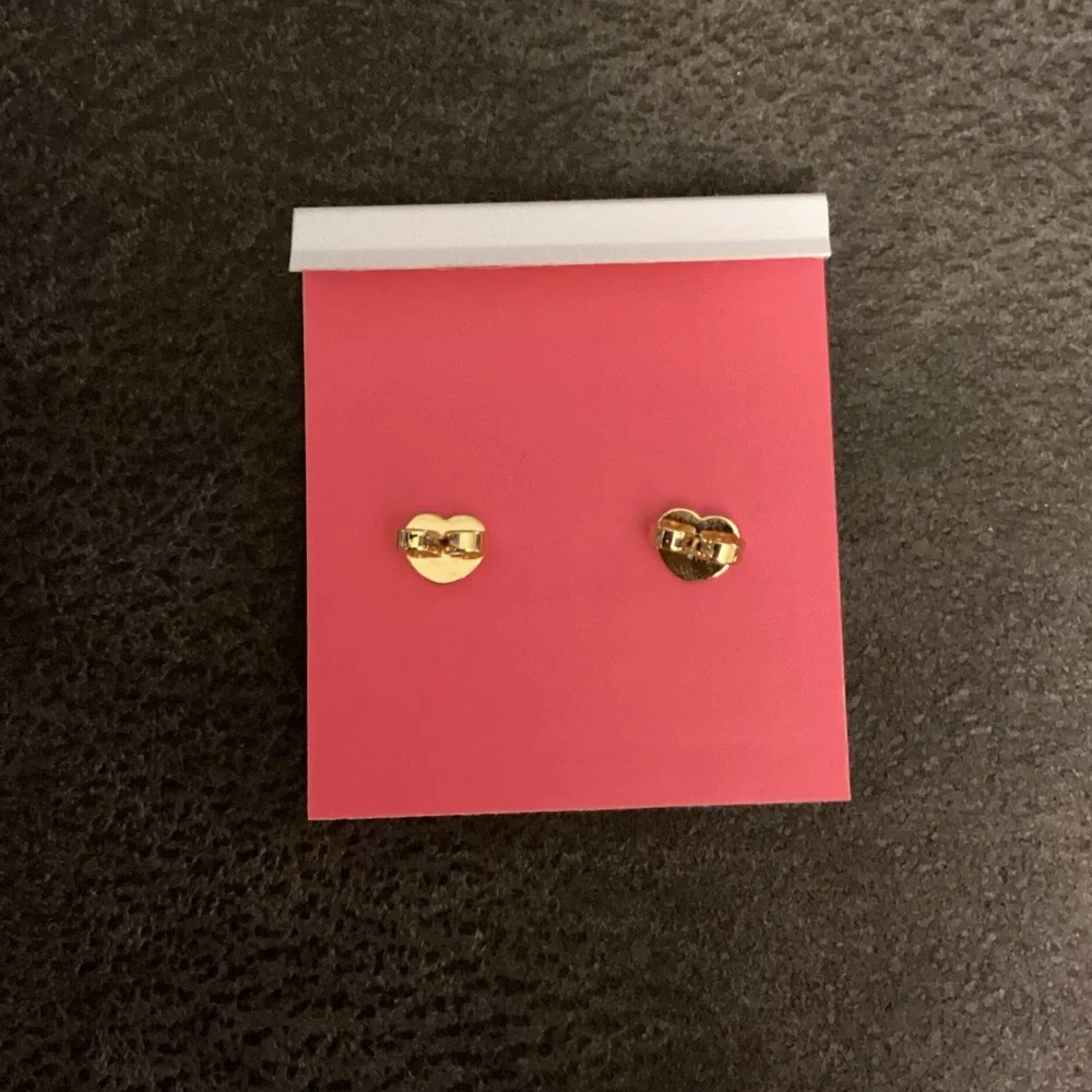 NWT ♠️Kate Spade Sweetheart Statement Studs - Picture 3 of 6